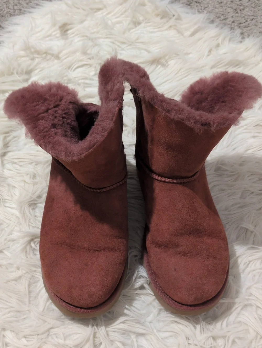 *Altered* Ugg Mini Bailey Bow Boots